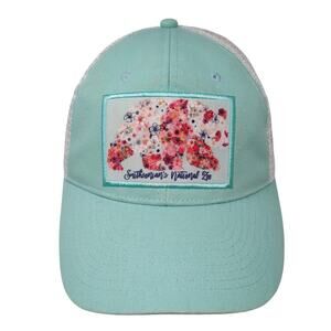 Smithsonian's National Zoo Trucker Hat Blue OS Adjustable Mesh Back Rockville